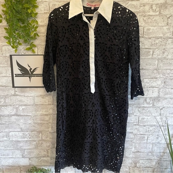 NWT FRENCH RENDEZ VOUS Collared Slip Pullover Cover Dress Size 12 - Picture 1 of 9